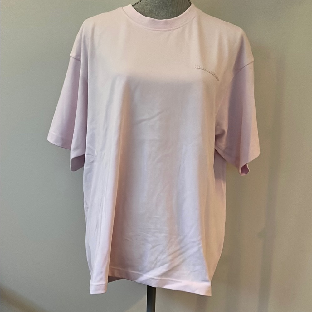 Adidas Originals Unisex PW Pharrell Williams Humanrace Basics Tee in pink